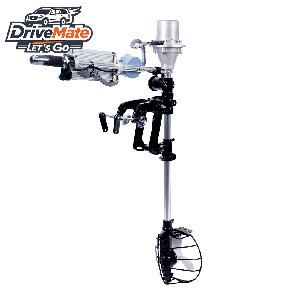 Fishing Kayak Trolling Motor - Moteur hors-bord sans balais 12/24V, moteur