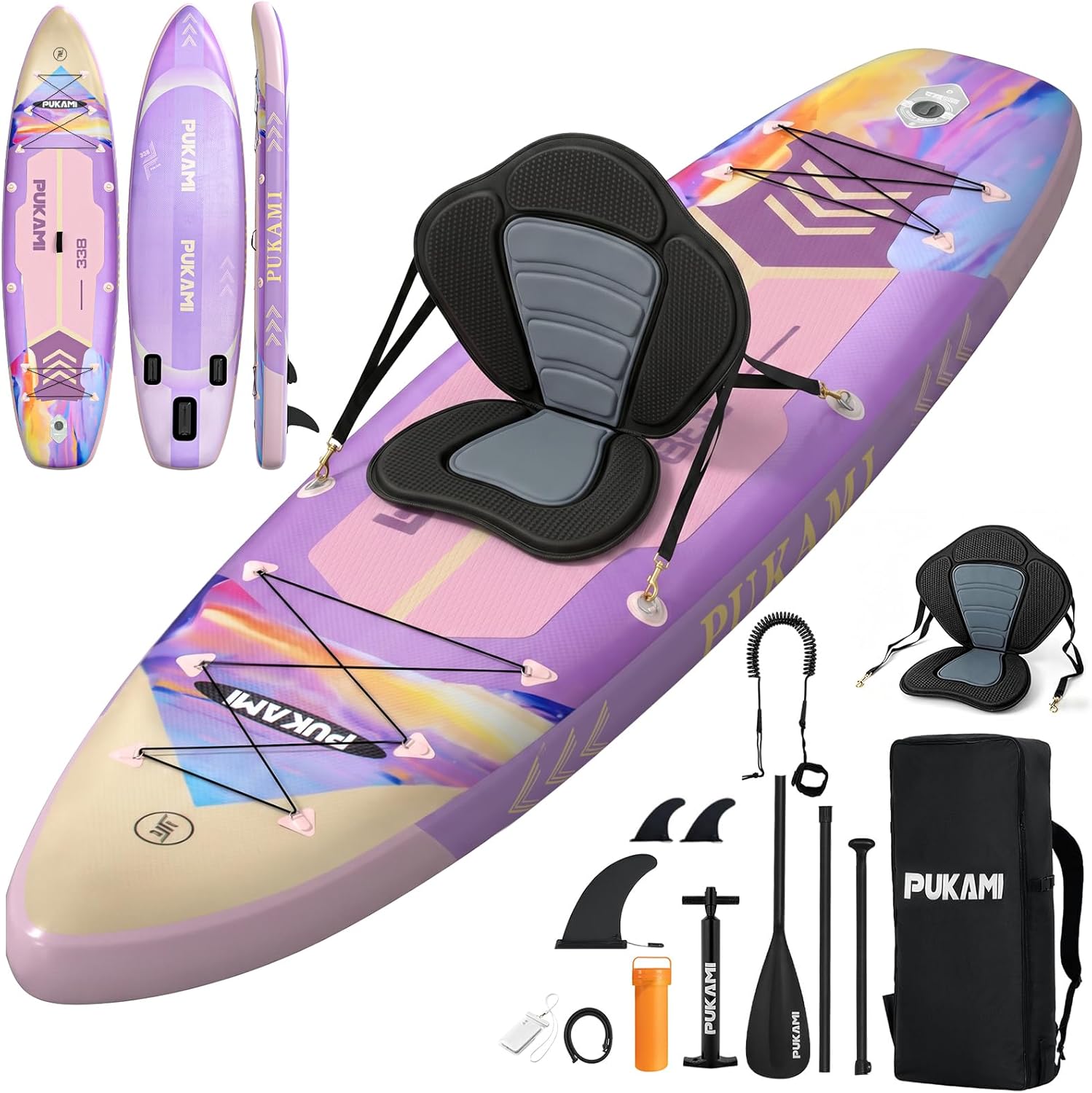 Fishing Kayak Seat - Planche de paddle gonflable extra large,