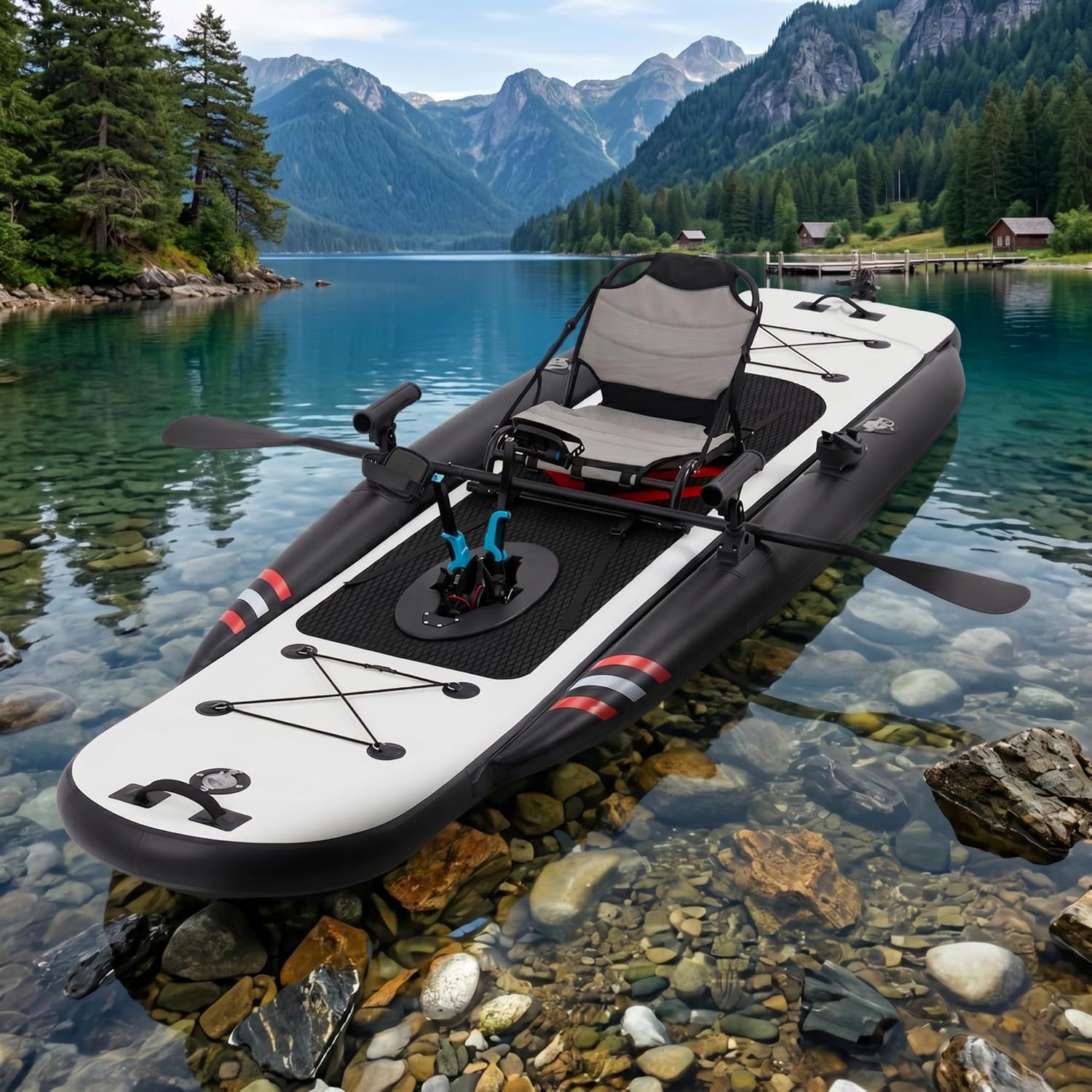 Kayak de pêche gonflable en PV - Fishing Kayak Seat avis et prix