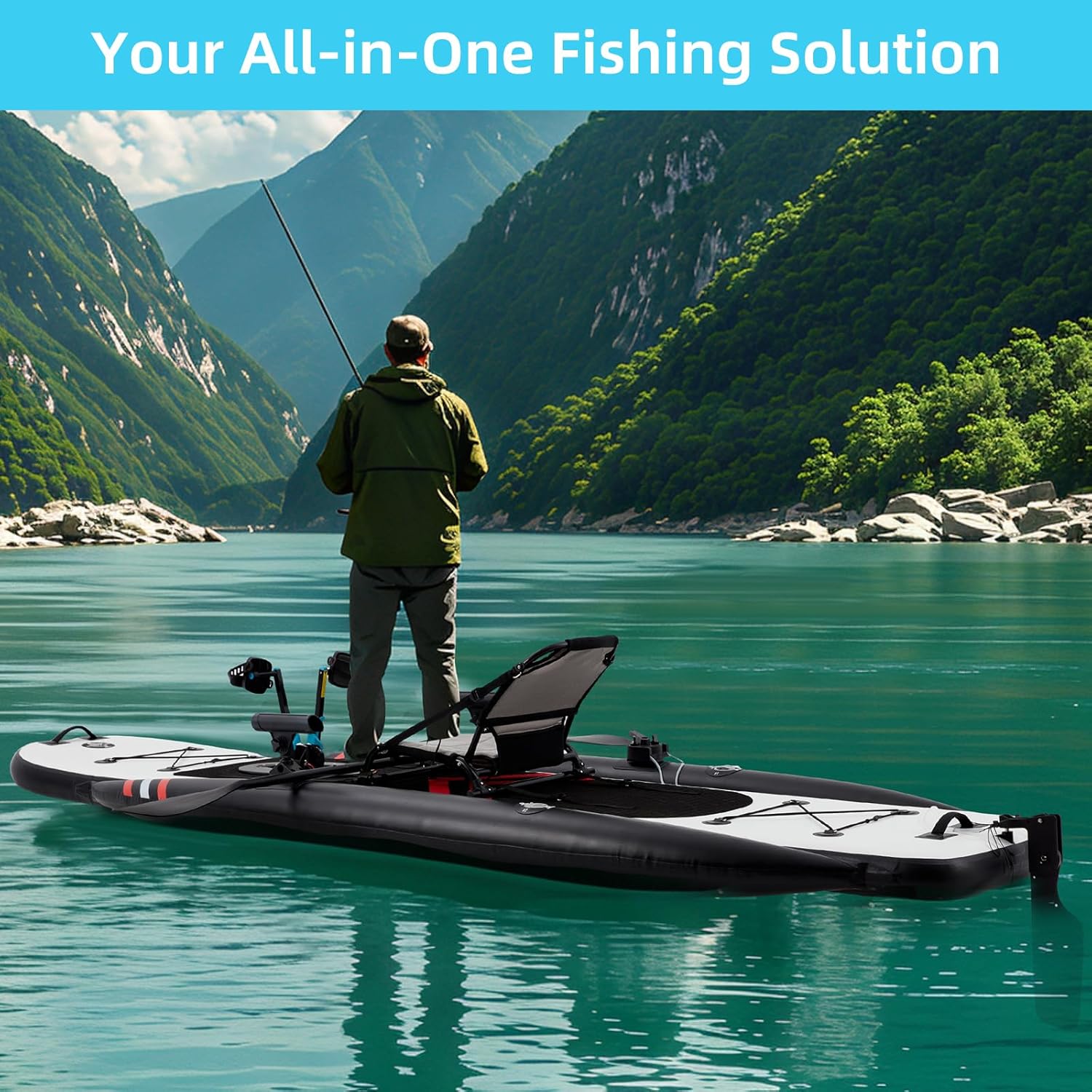 Kayak de pêche gonflable en PV - Fishing Kayak Seat avis et prix