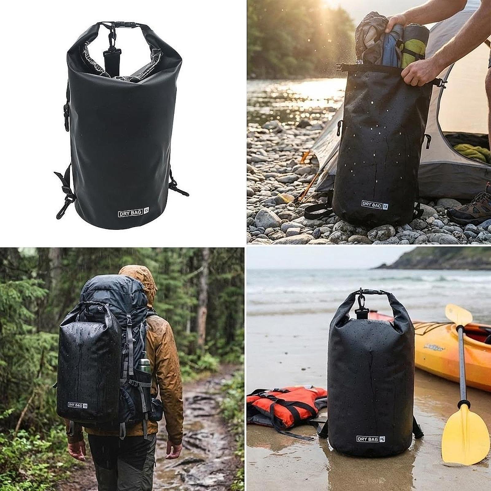 Sac étanche avec sangle réglab - Fishing Kayak Storage Bag avis et prix