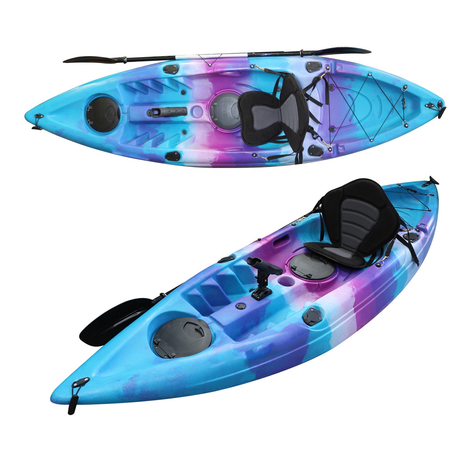 Kayak monoplace en plastique d - Fishing Kayak Sit In avis et prix